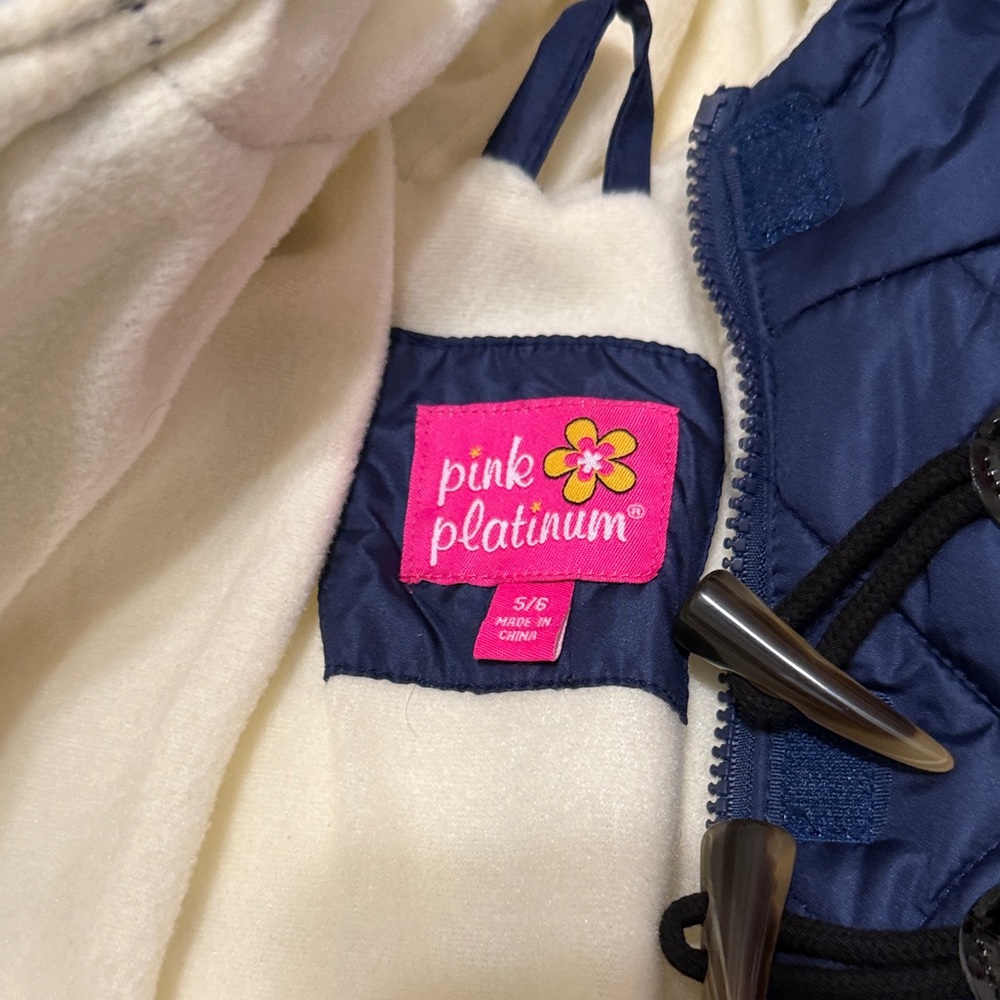 Navy puffer jacket - Picture 2 of 6